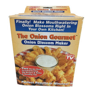 The Onion Gourmet Onion Blossom Maker Gourmet Onion recipes Superbowl Party